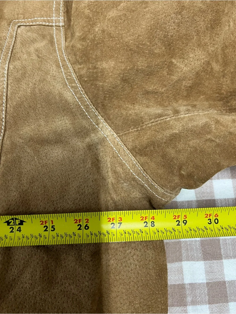 Wilson’s leather M. Julian coat 2X tan suede leather mens jacket coat